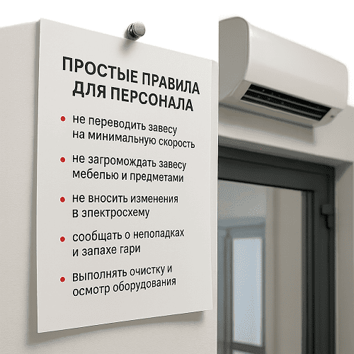 Типичные ошибки эксплуатации тепловых завес и их последствия фото 3